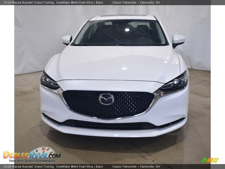 2018 Mazda Mazda6 Grand Touring Snowflake White Pearl Mica / Black Photo #4