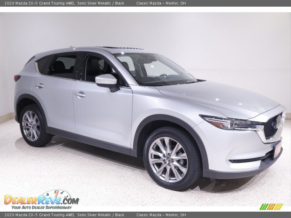 2020 Mazda CX-5 Grand Touring AWD Sonic Silver Metallic / Black Photo #1