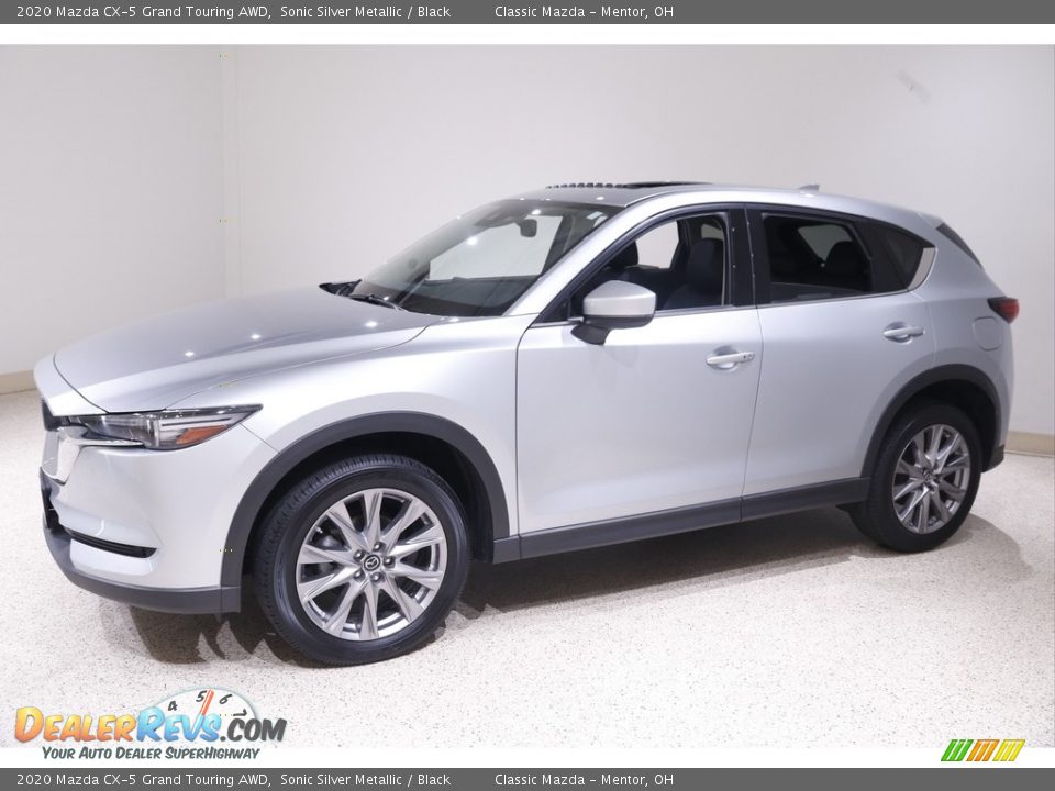 2020 Mazda CX-5 Grand Touring AWD Sonic Silver Metallic / Black Photo #3