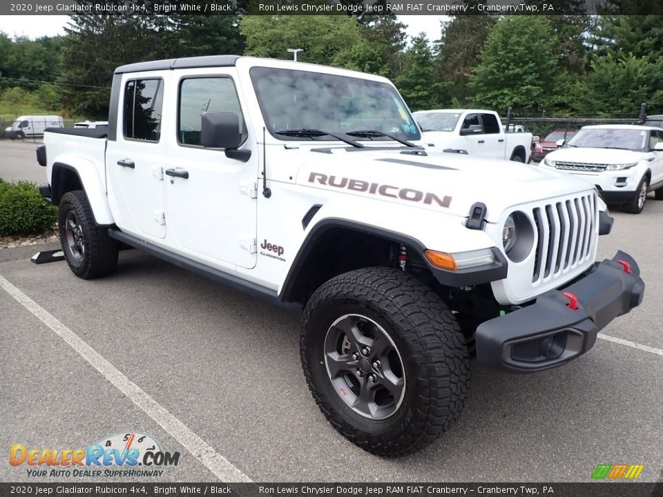 2020 Jeep Gladiator Rubicon 4x4 Bright White / Black Photo #2