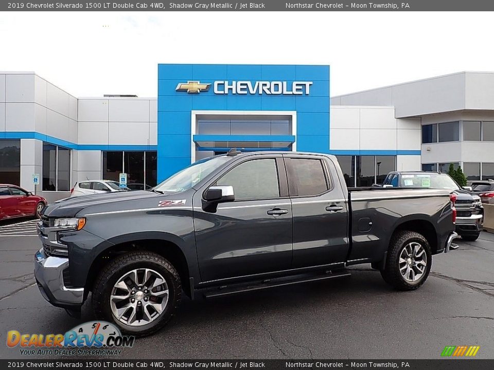 2019 Chevrolet Silverado 1500 LT Double Cab 4WD Shadow Gray Metallic / Jet Black Photo #1