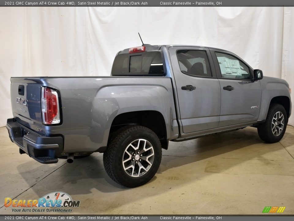 2021 GMC Canyon AT4 Crew Cab 4WD Satin Steel Metallic / Jet Black/Dark Ash Photo #2