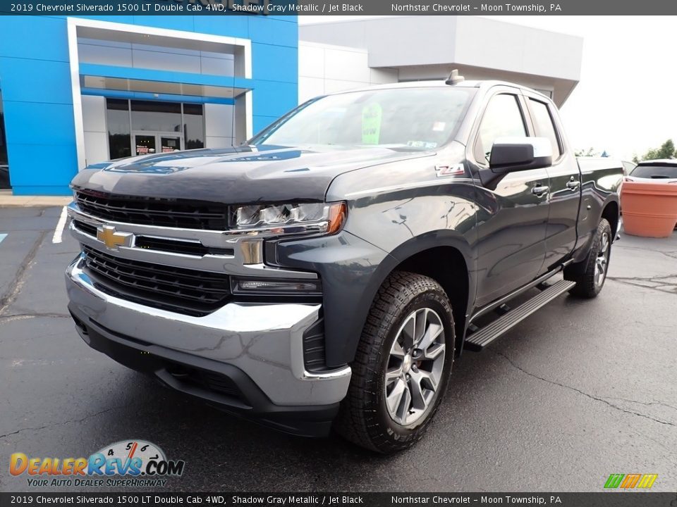 2019 Chevrolet Silverado 1500 LT Double Cab 4WD Shadow Gray Metallic / Jet Black Photo #2