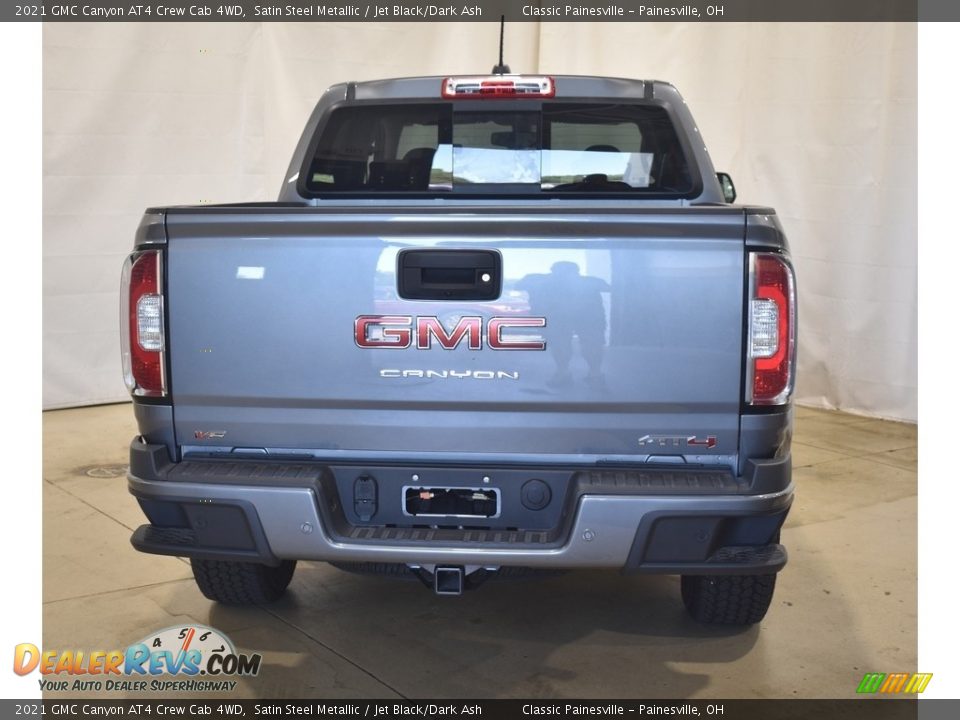 2021 GMC Canyon AT4 Crew Cab 4WD Satin Steel Metallic / Jet Black/Dark Ash Photo #3