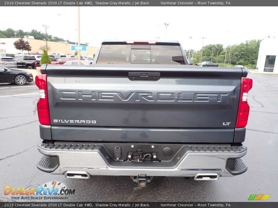 2019 Chevrolet Silverado 1500 LT Double Cab 4WD Shadow Gray Metallic / Jet Black Photo #6