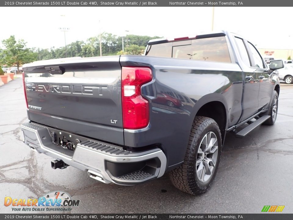 2019 Chevrolet Silverado 1500 LT Double Cab 4WD Shadow Gray Metallic / Jet Black Photo #7