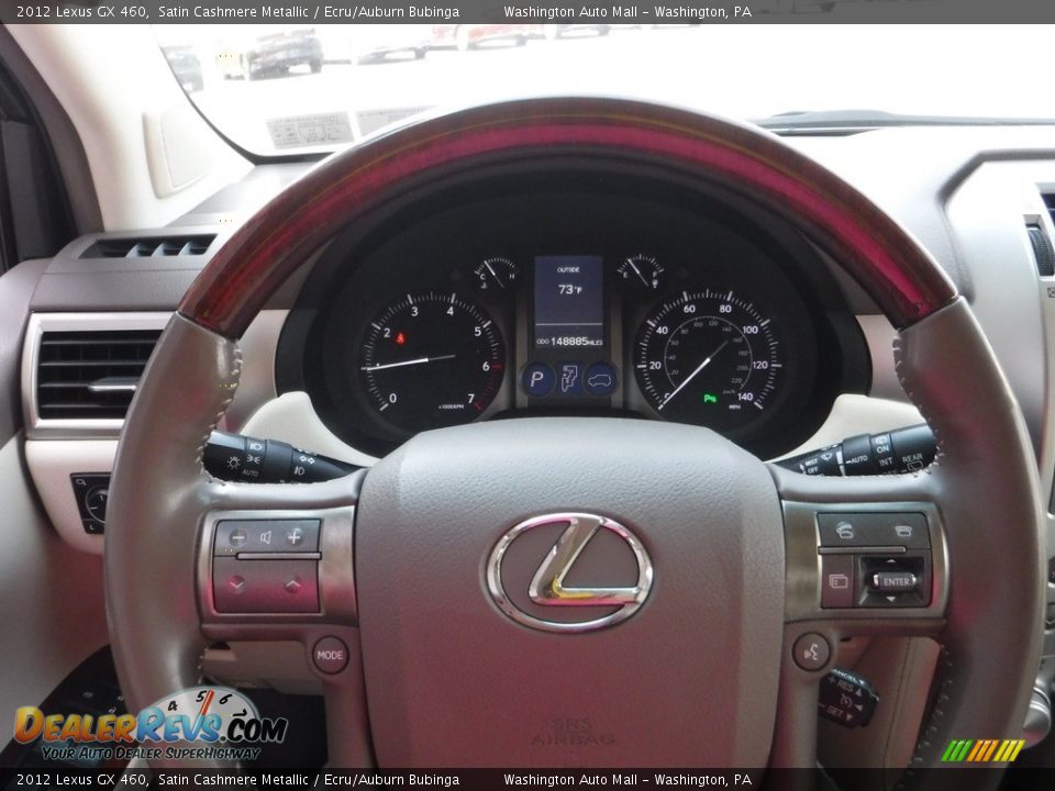 2012 Lexus GX 460 Satin Cashmere Metallic / Ecru/Auburn Bubinga Photo #23