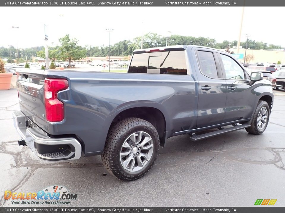 2019 Chevrolet Silverado 1500 LT Double Cab 4WD Shadow Gray Metallic / Jet Black Photo #8