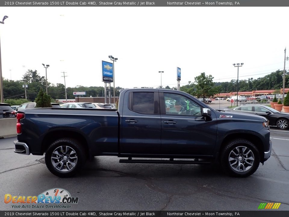 2019 Chevrolet Silverado 1500 LT Double Cab 4WD Shadow Gray Metallic / Jet Black Photo #9