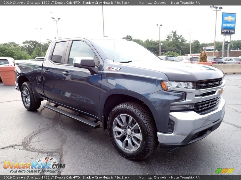 2019 Chevrolet Silverado 1500 LT Double Cab 4WD Shadow Gray Metallic / Jet Black Photo #10