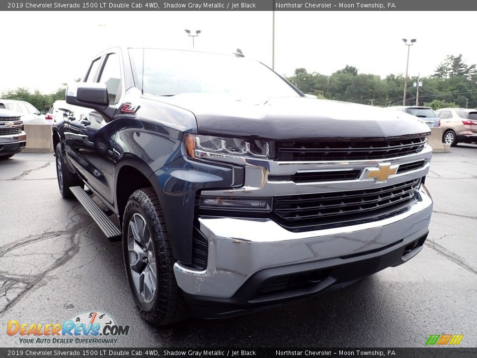 2019 Chevrolet Silverado 1500 LT Double Cab 4WD Shadow Gray Metallic / Jet Black Photo #11