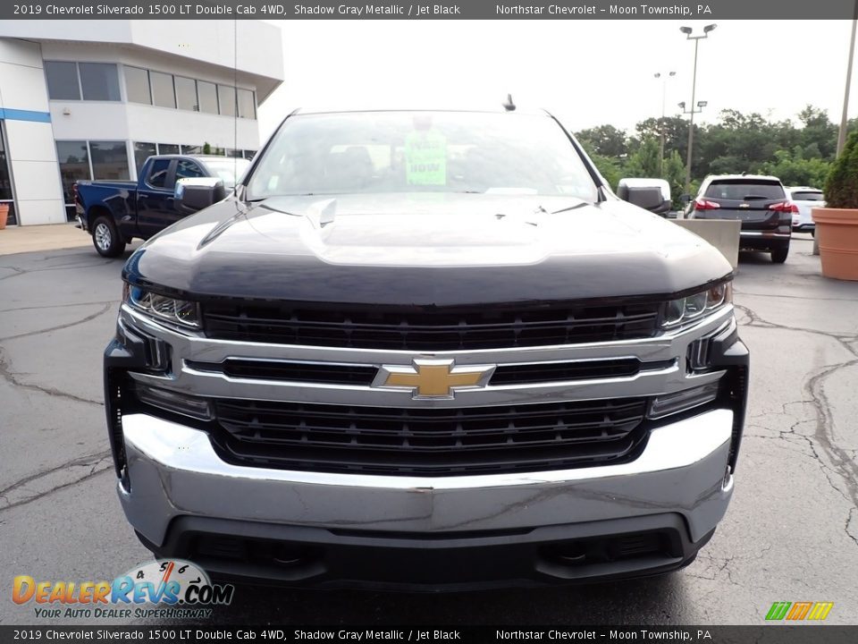 2019 Chevrolet Silverado 1500 LT Double Cab 4WD Shadow Gray Metallic / Jet Black Photo #12