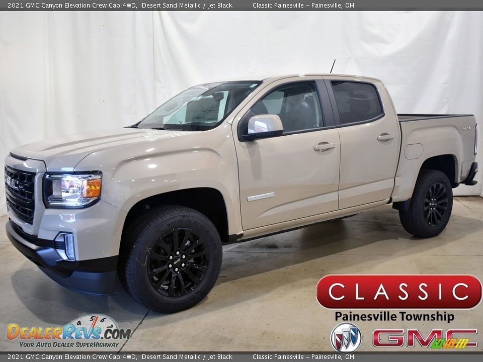 2021 GMC Canyon Elevation Crew Cab 4WD Desert Sand Metallic / Jet Black Photo #1