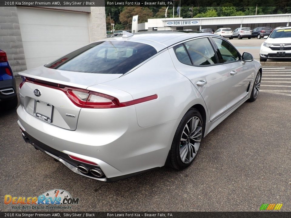 2018 Kia Stinger Premium AWD Silky Silver / Black Photo #2