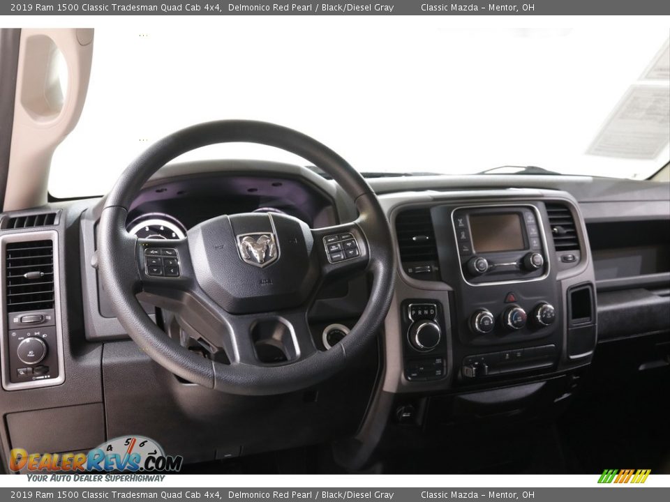 2019 Ram 1500 Classic Tradesman Quad Cab 4x4 Delmonico Red Pearl / Black/Diesel Gray Photo #6