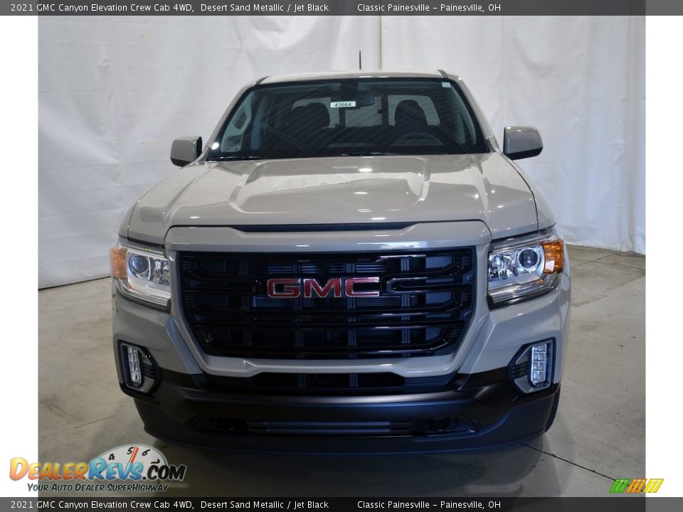 2021 GMC Canyon Elevation Crew Cab 4WD Desert Sand Metallic / Jet Black Photo #4