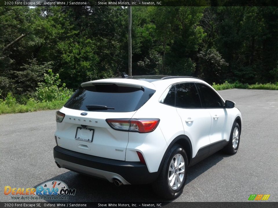 2020 Ford Escape SE Oxford White / Sandstone Photo #6