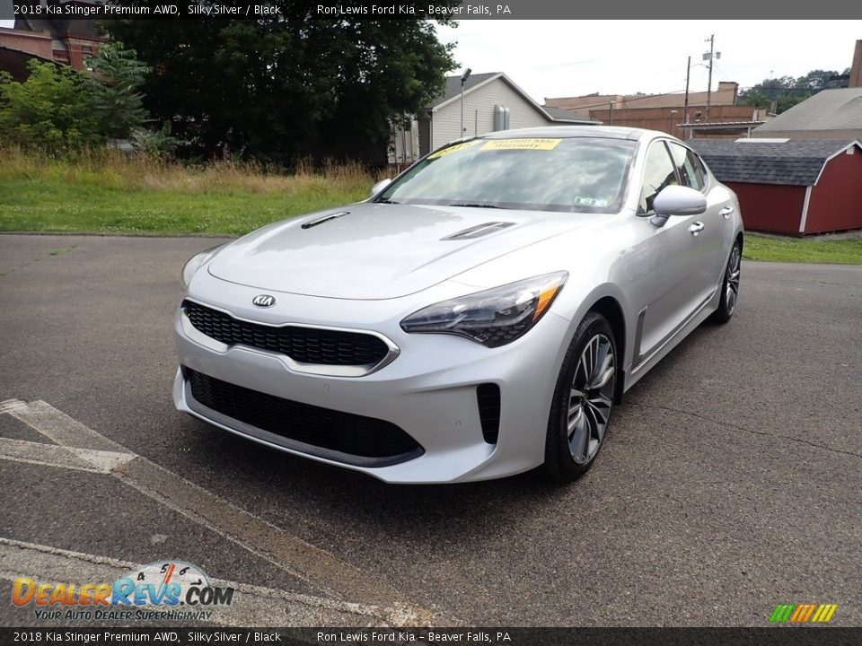 2018 Kia Stinger Premium AWD Silky Silver / Black Photo #6
