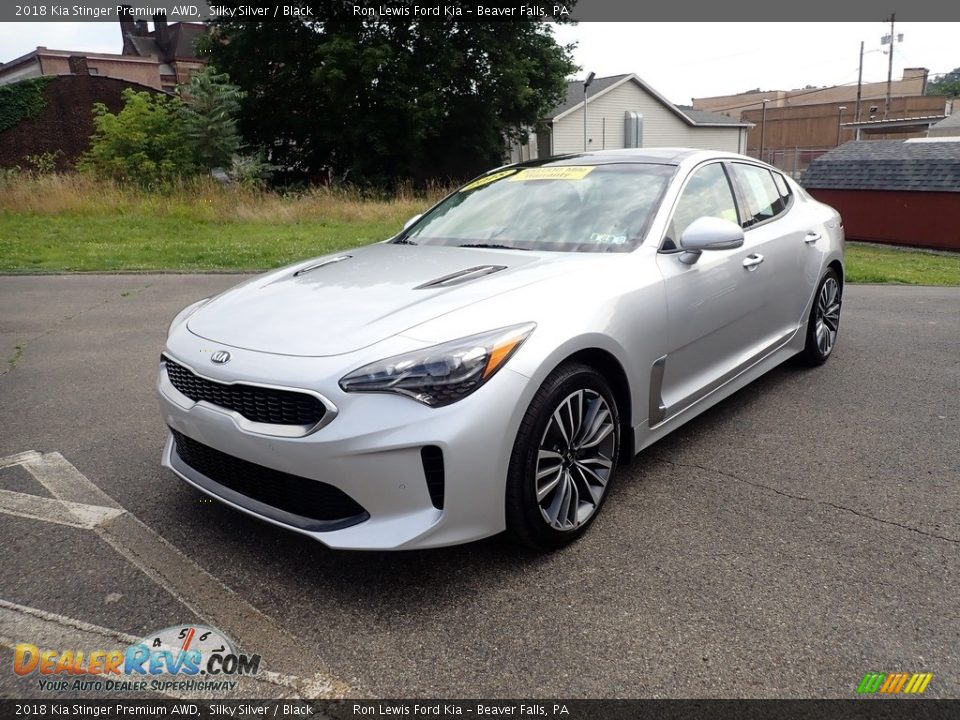 2018 Kia Stinger Premium AWD Silky Silver / Black Photo #7