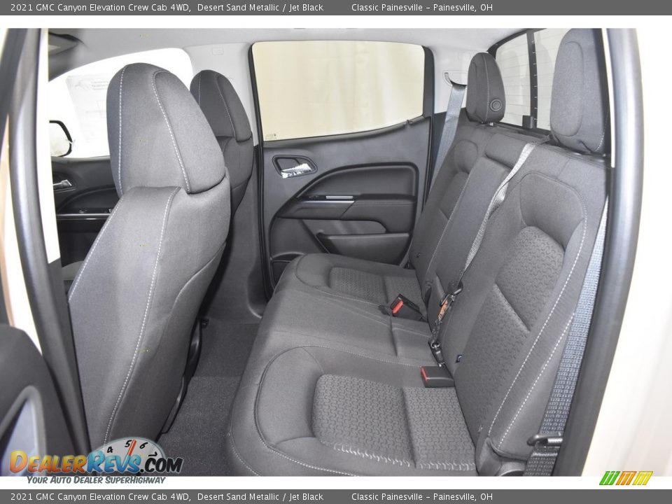 Rear Seat of 2021 GMC Canyon Elevation Crew Cab 4WD Photo #7