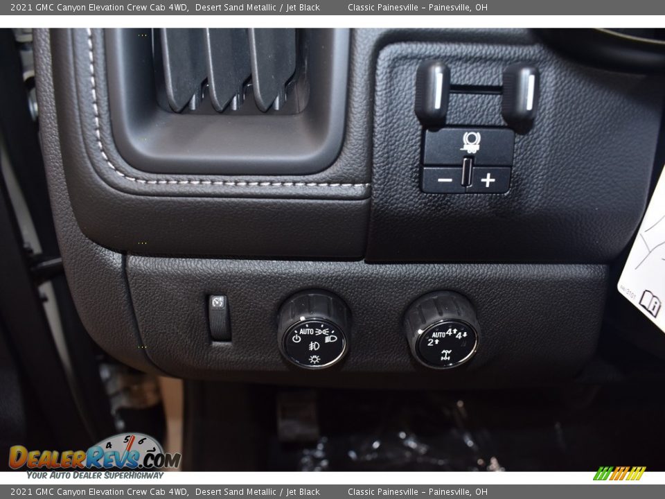 Controls of 2021 GMC Canyon Elevation Crew Cab 4WD Photo #9