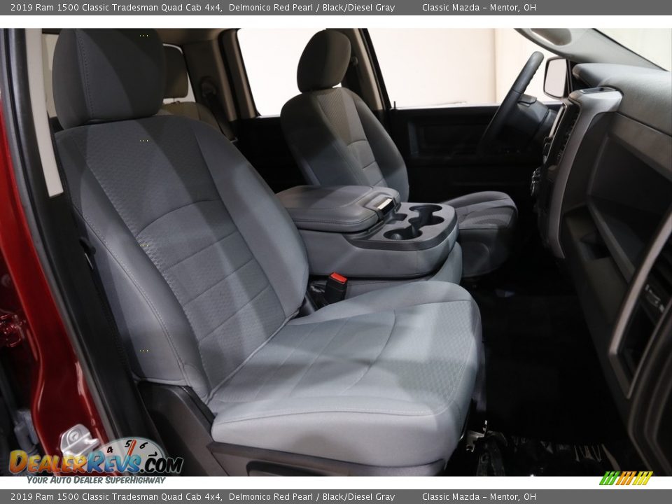 2019 Ram 1500 Classic Tradesman Quad Cab 4x4 Delmonico Red Pearl / Black/Diesel Gray Photo #13