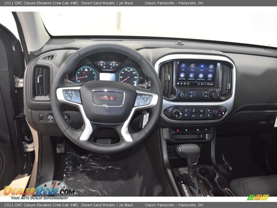 Dashboard of 2021 GMC Canyon Elevation Crew Cab 4WD Photo #10