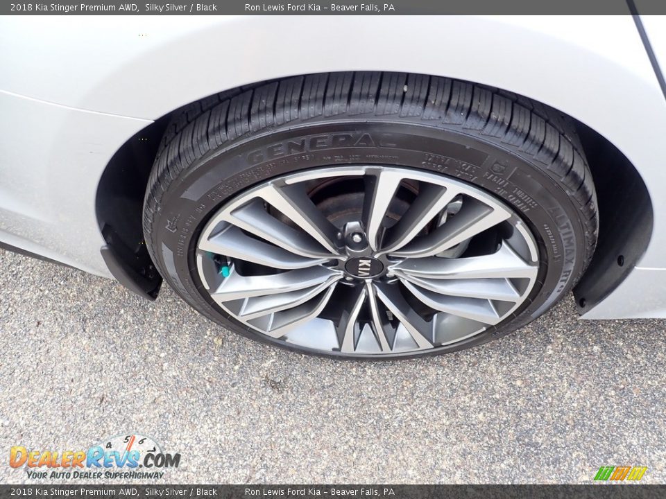 2018 Kia Stinger Premium AWD Silky Silver / Black Photo #11