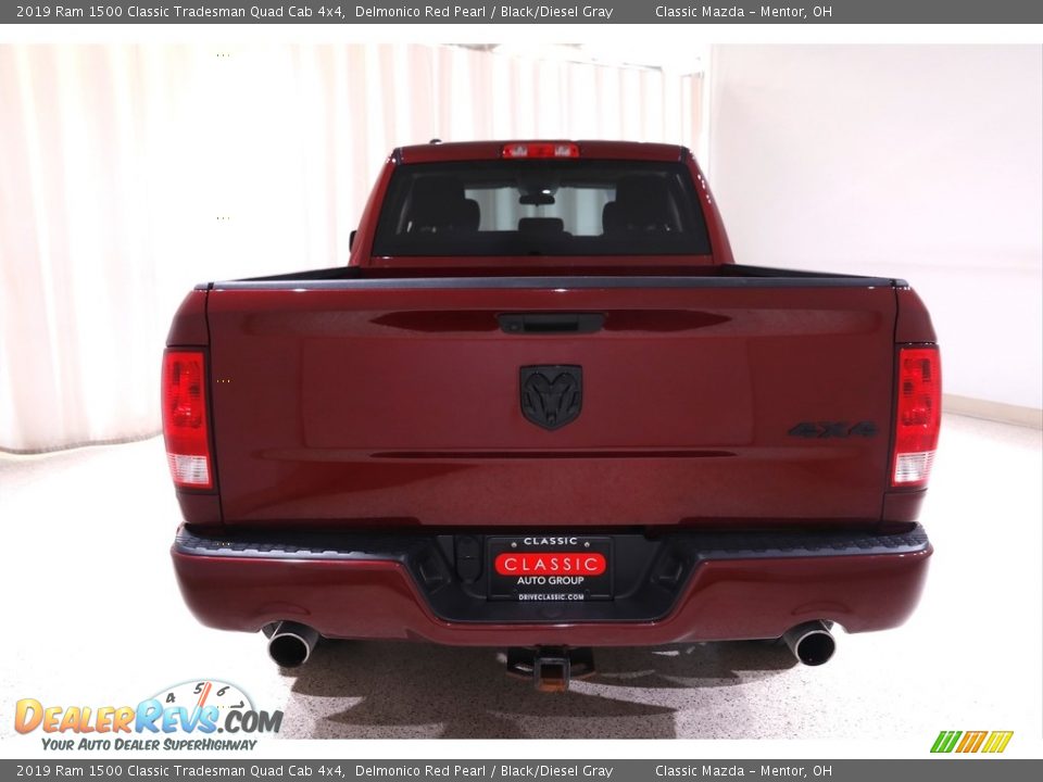 2019 Ram 1500 Classic Tradesman Quad Cab 4x4 Delmonico Red Pearl / Black/Diesel Gray Photo #16