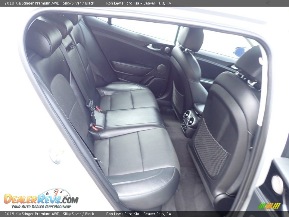 2018 Kia Stinger Premium AWD Silky Silver / Black Photo #12