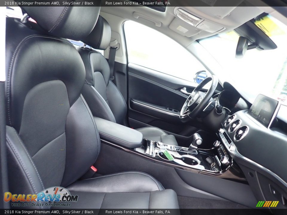 2018 Kia Stinger Premium AWD Silky Silver / Black Photo #13