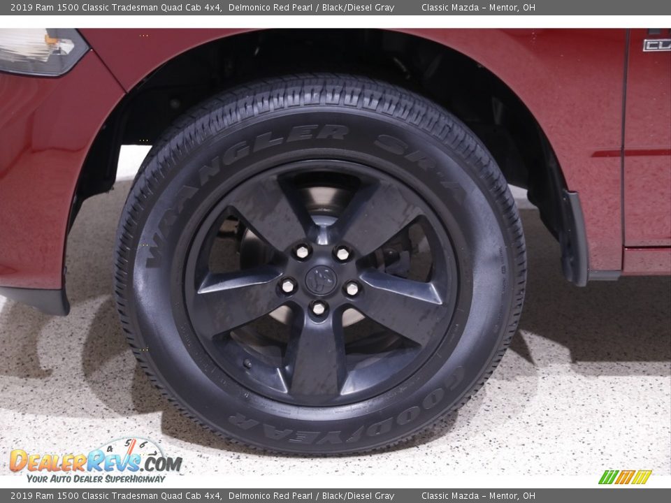 2019 Ram 1500 Classic Tradesman Quad Cab 4x4 Delmonico Red Pearl / Black/Diesel Gray Photo #18