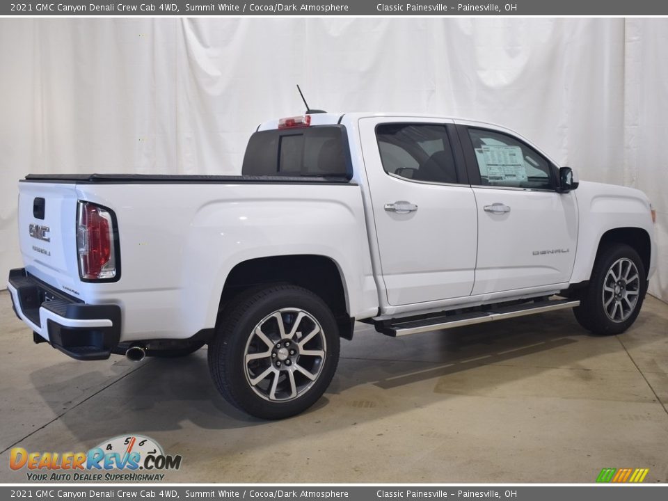 2021 GMC Canyon Denali Crew Cab 4WD Summit White / Cocoa/Dark Atmosphere Photo #2