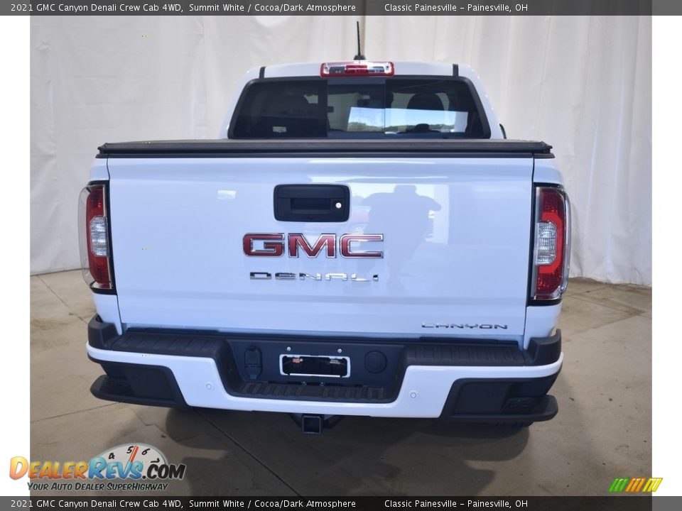 2021 GMC Canyon Denali Crew Cab 4WD Summit White / Cocoa/Dark Atmosphere Photo #3