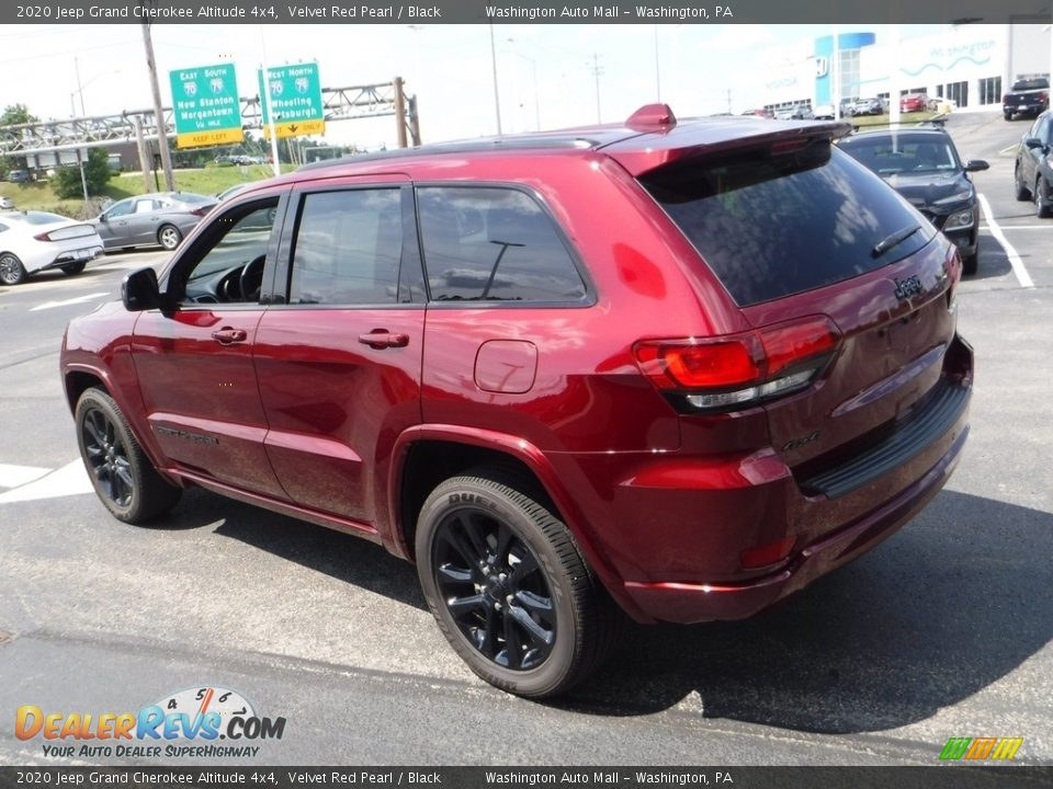 2020 Jeep Grand Cherokee Altitude 4x4 Velvet Red Pearl / Black Photo #7