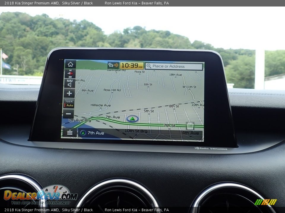 2018 Kia Stinger Premium AWD Silky Silver / Black Photo #20