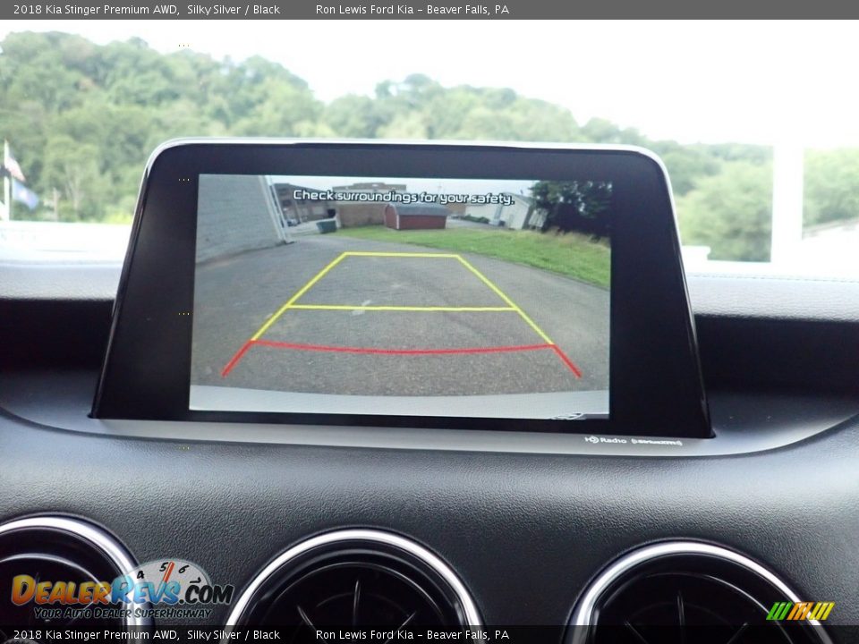 2018 Kia Stinger Premium AWD Silky Silver / Black Photo #21