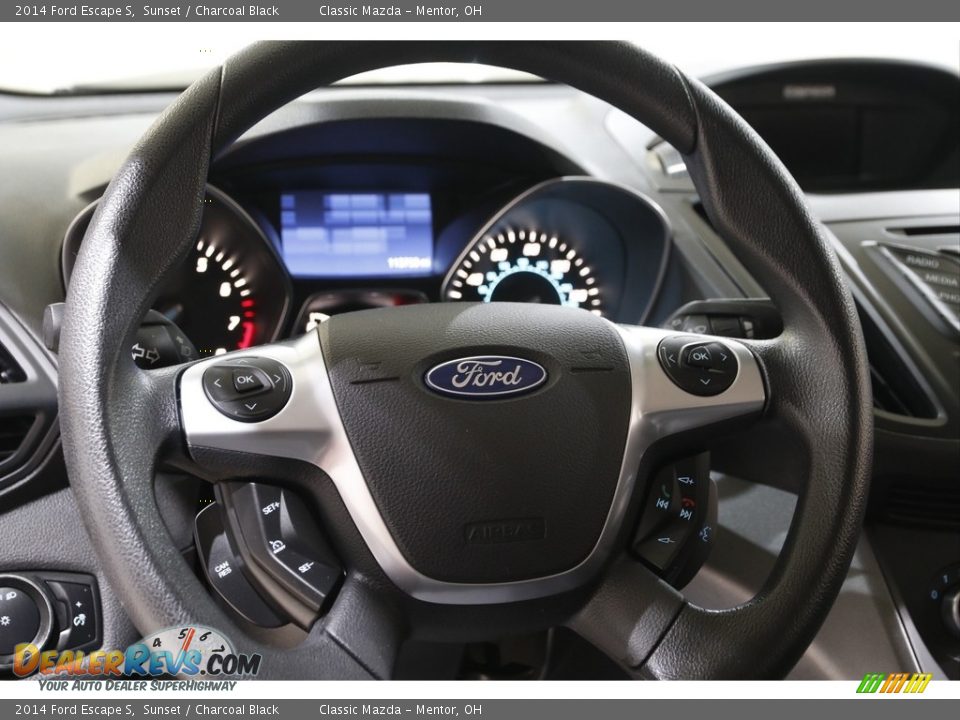 2014 Ford Escape S Sunset / Charcoal Black Photo #7