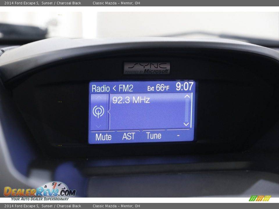 2014 Ford Escape S Sunset / Charcoal Black Photo #10