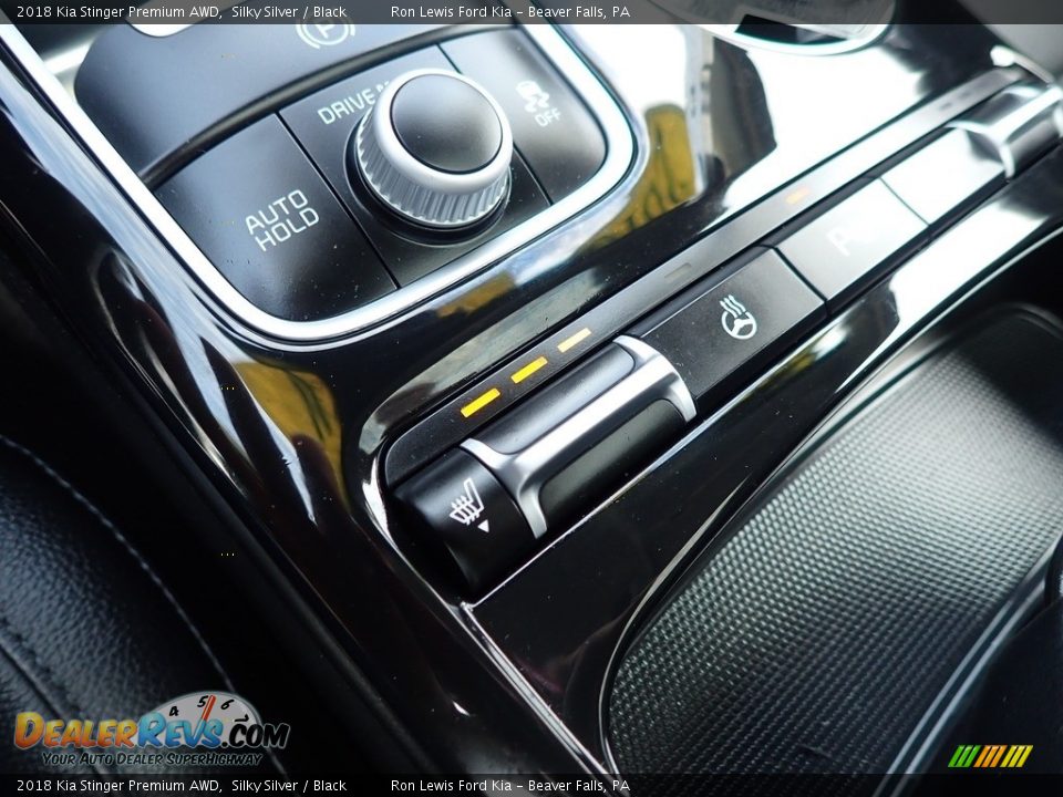 2018 Kia Stinger Premium AWD Silky Silver / Black Photo #24