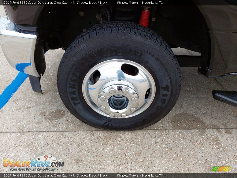 2017 Ford F350 Super Duty Lariat Crew Cab 4x4 Shadow Black / Black Photo #9