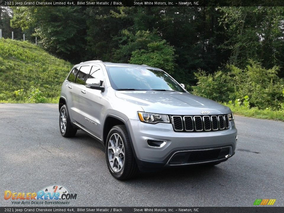 2021 Jeep Grand Cherokee Limited 4x4 Billet Silver Metallic / Black Photo #4