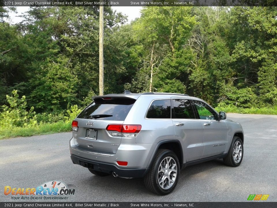 2021 Jeep Grand Cherokee Limited 4x4 Billet Silver Metallic / Black Photo #6