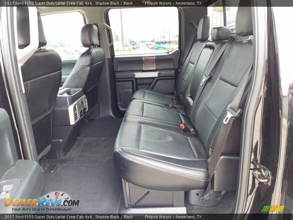2017 Ford F350 Super Duty Lariat Crew Cab 4x4 Shadow Black / Black Photo #12