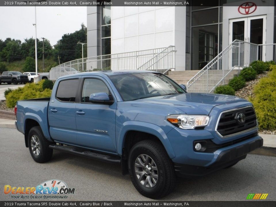 2019 Toyota Tacoma SR5 Double Cab 4x4 Cavalry Blue / Black Photo #1