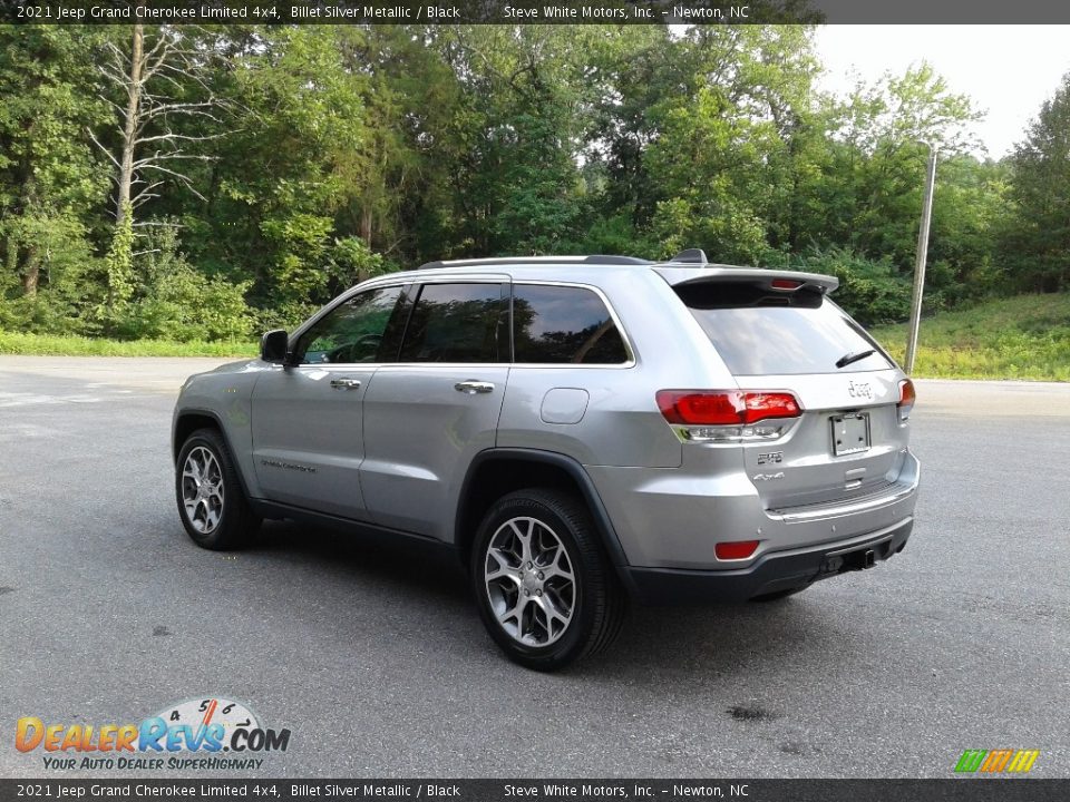 2021 Jeep Grand Cherokee Limited 4x4 Billet Silver Metallic / Black Photo #8