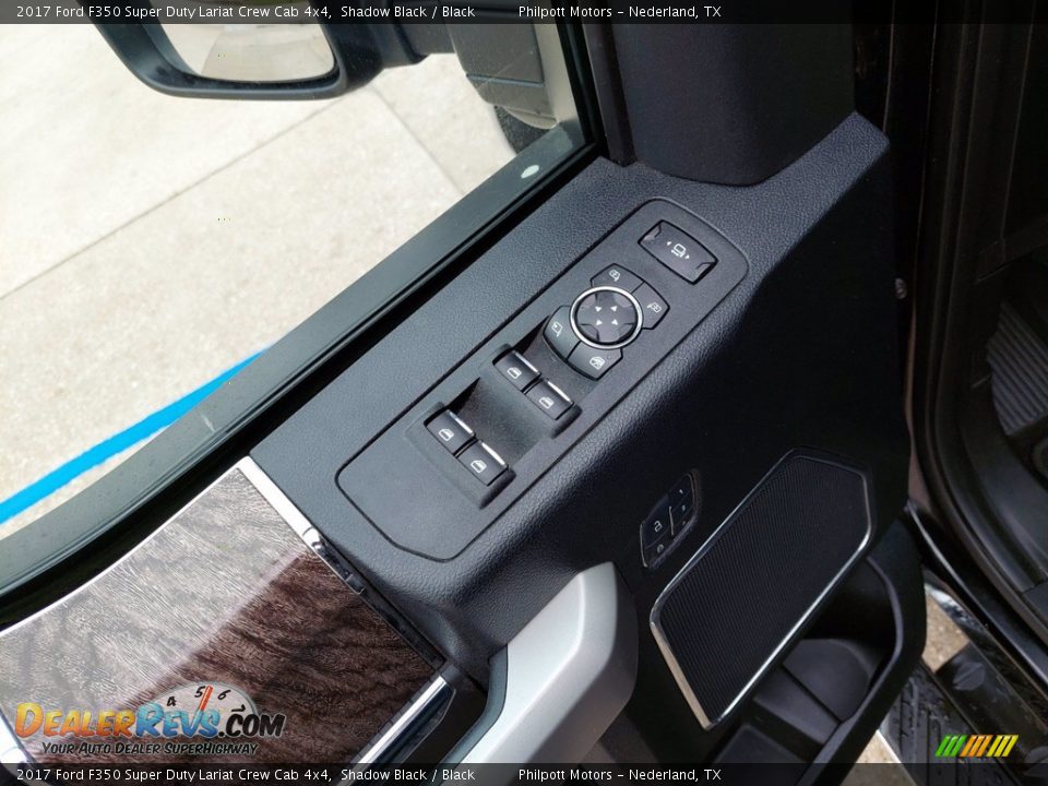 2017 Ford F350 Super Duty Lariat Crew Cab 4x4 Shadow Black / Black Photo #14