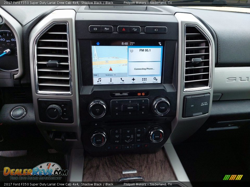 2017 Ford F350 Super Duty Lariat Crew Cab 4x4 Shadow Black / Black Photo #19