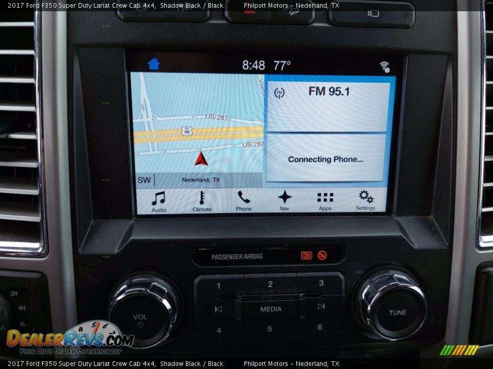 2017 Ford F350 Super Duty Lariat Crew Cab 4x4 Shadow Black / Black Photo #20