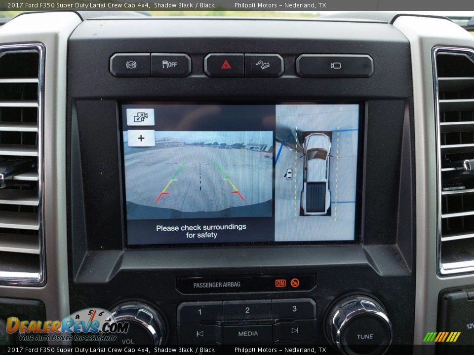 2017 Ford F350 Super Duty Lariat Crew Cab 4x4 Shadow Black / Black Photo #21